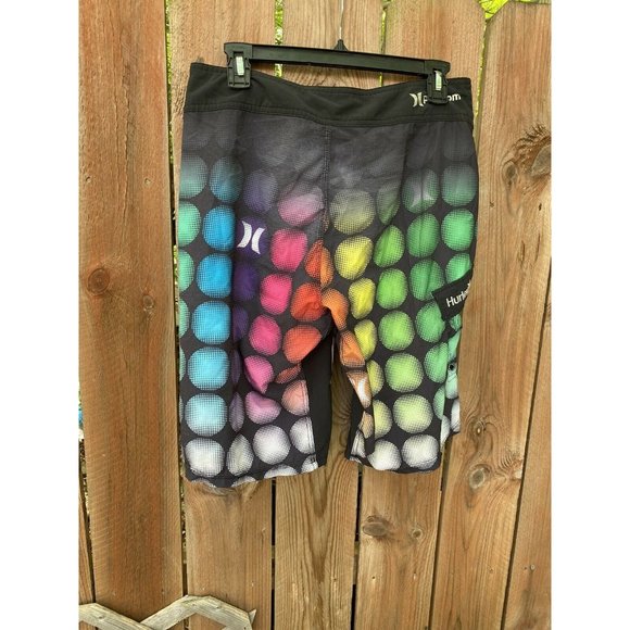 Boys Youth Hurley Rainbow Phantom Boardshorts Size 16 Swim Trunks Shorts - Picture 4 of 7
